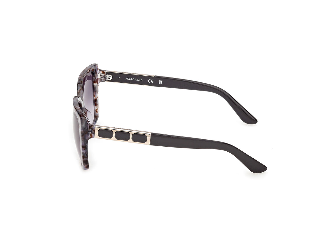 Sonnenbrillen guess by marciano gm00035 20b gris square femenino größe 58mm - Detailansicht