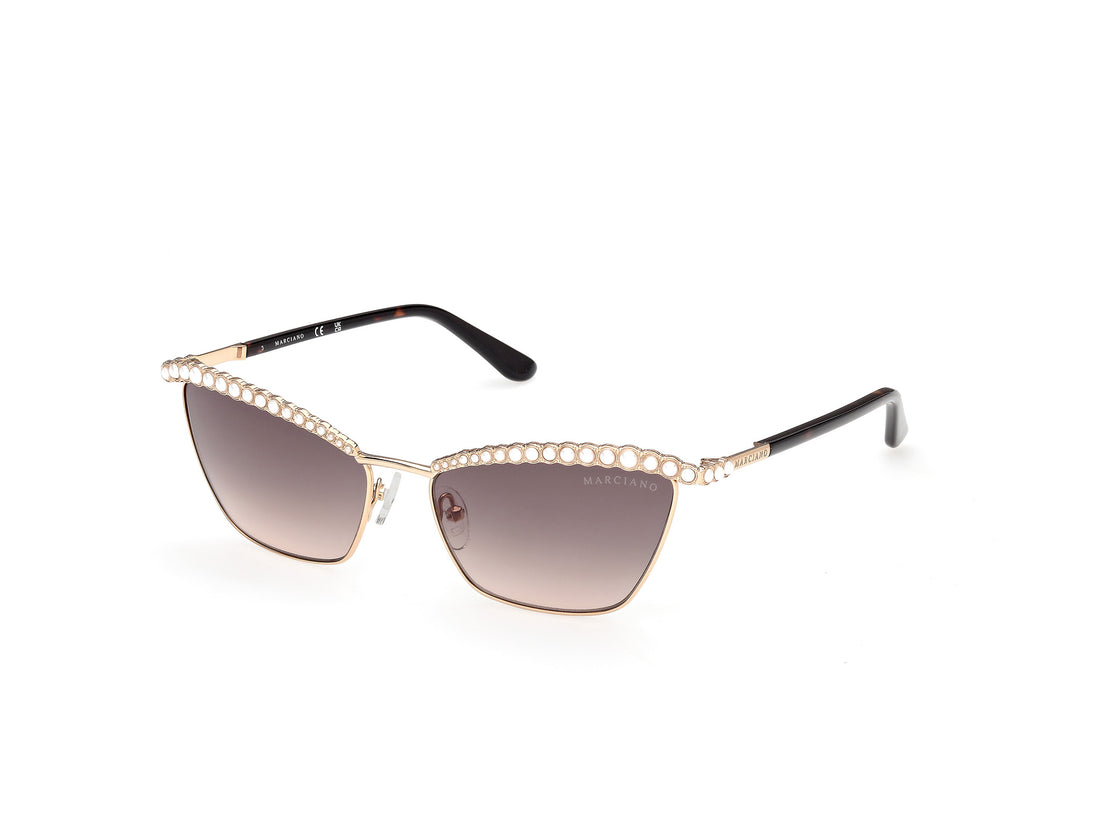 Sonnenbrillen guess by marciano gm00038 32f dorado cat eye femenino größe 57mm - Hauptansicht
