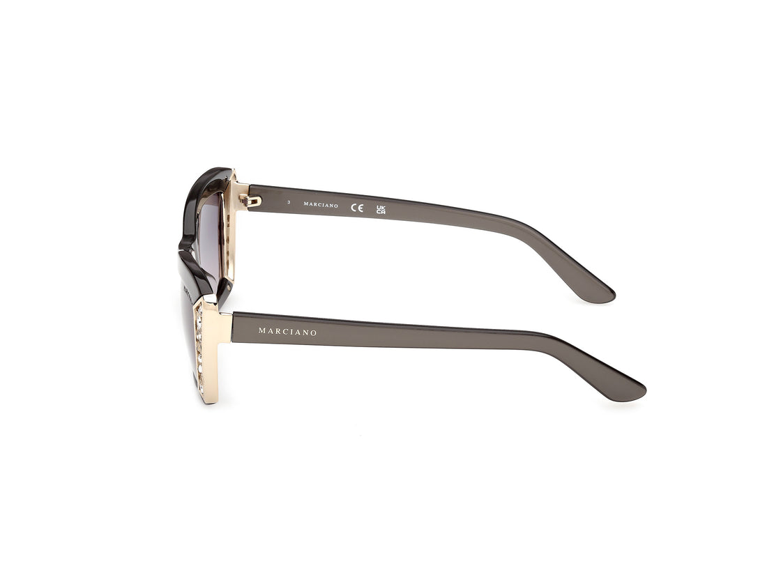 Sonnenbrillen guess by marciano gm00041 20b gris rectangular femenino größe 55mm - Detailansicht