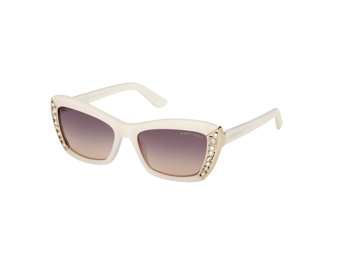 Sonnenbrillen guess by marciano gm00041 25b beige rectangular femenino größe 55mm - Hauptansicht