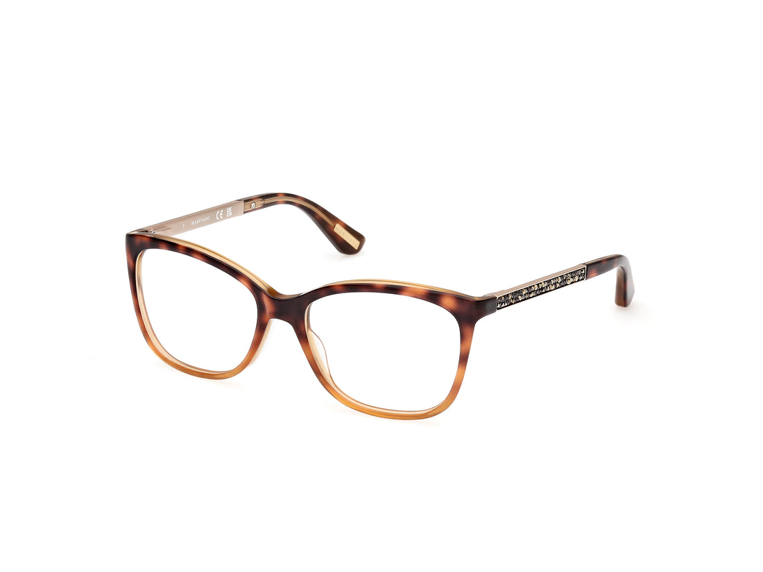 Gafas graduadas guess by marciano gm0281 056 havana square femenino talla 54mm - Vista principal