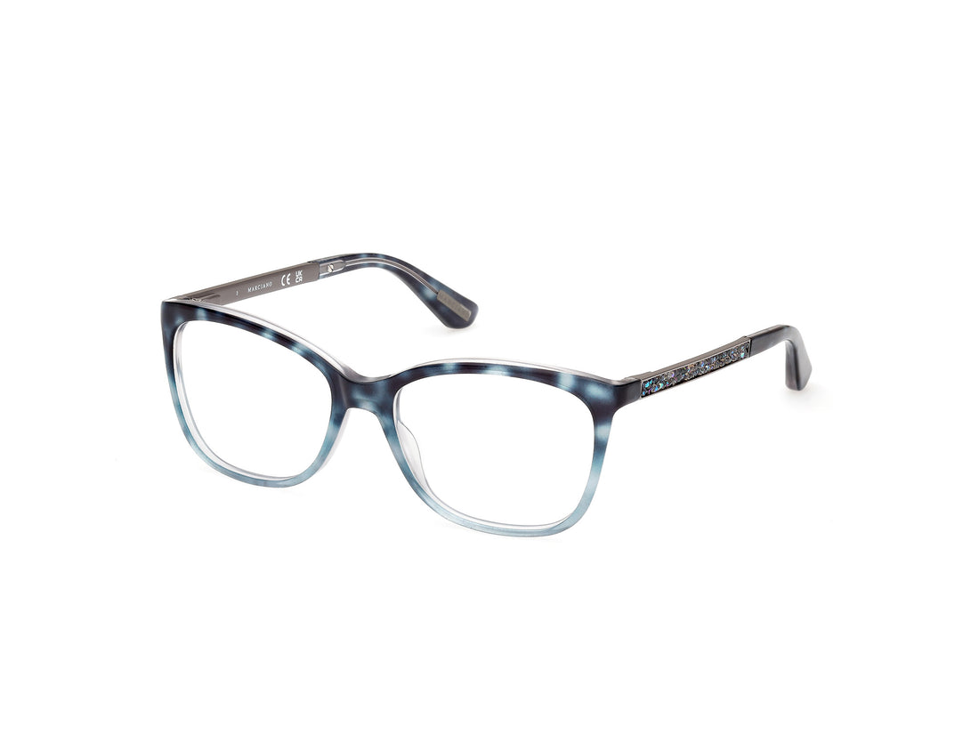 Gafas graduadas guess by marciano gm0281 092 azul square femenino talla 54mm - Vista principal