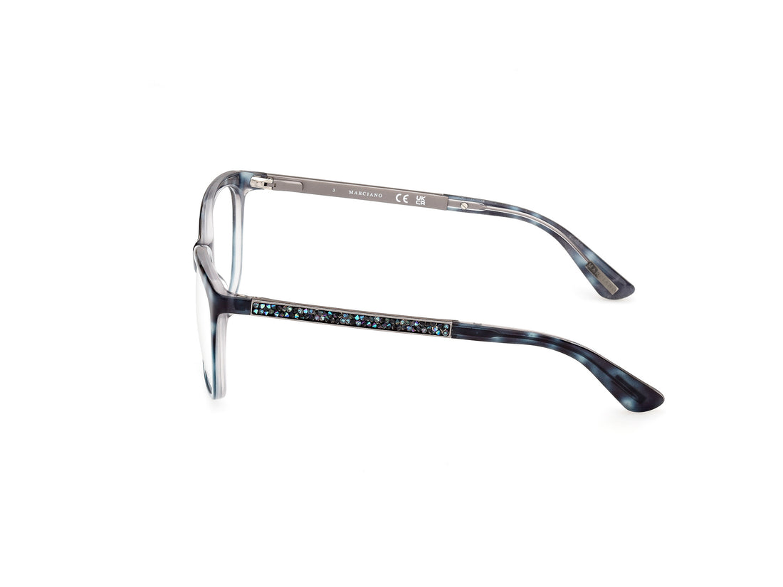 Gafas graduadas guess by marciano gm0281 092 azul square femenino talla 54mm - Vista de detalle