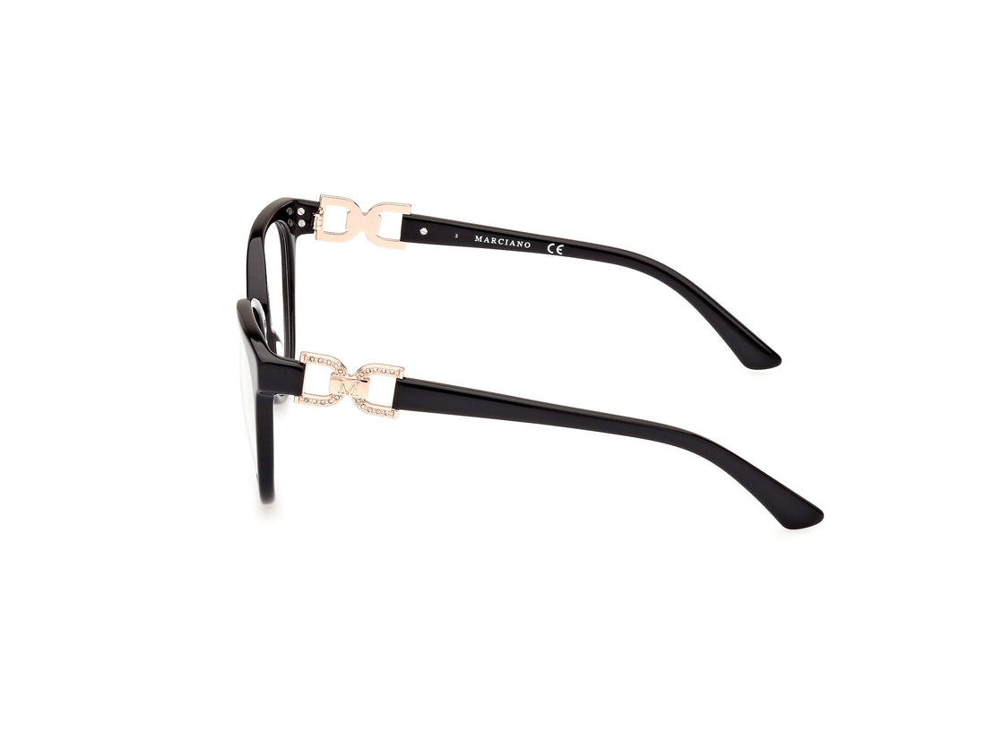 Brillen guess by marciano gm0392 001 negro round femenino größe 53mm - Detailansicht