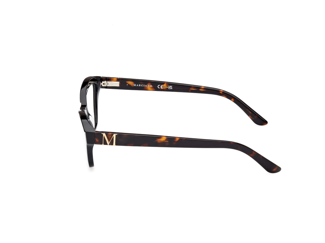 Brillen guess by marciano gm0396 005 negro cat eye femenino größe 55mm - Detailansicht