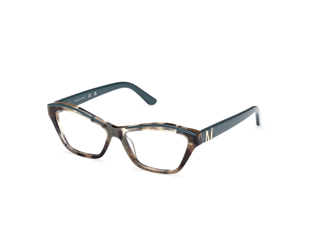 Gafas graduadas guess by marciano gm0396 089 azul cat eye femenino talla 55mm - Vista principal