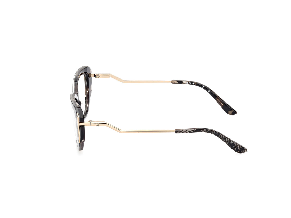 Gafas graduadas guess by marciano gm0398 020 gris rectangular femenino talla 52mm - Vista de detalle