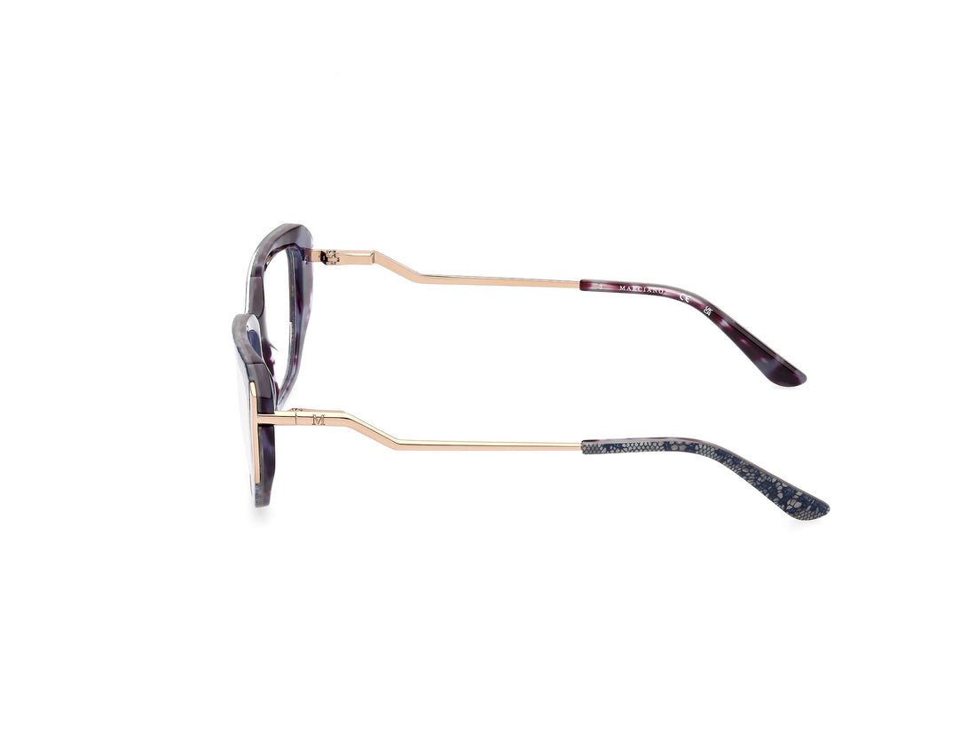 Gafas graduadas guess by marciano gm0398 092 azul rectangular femenino talla 52mm - Vista de detalle