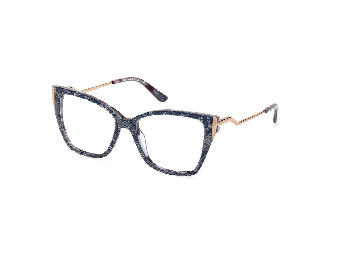 Gafas graduadas guess by marciano gm0399 092 azul square femenino talla 54mm - Vista principal