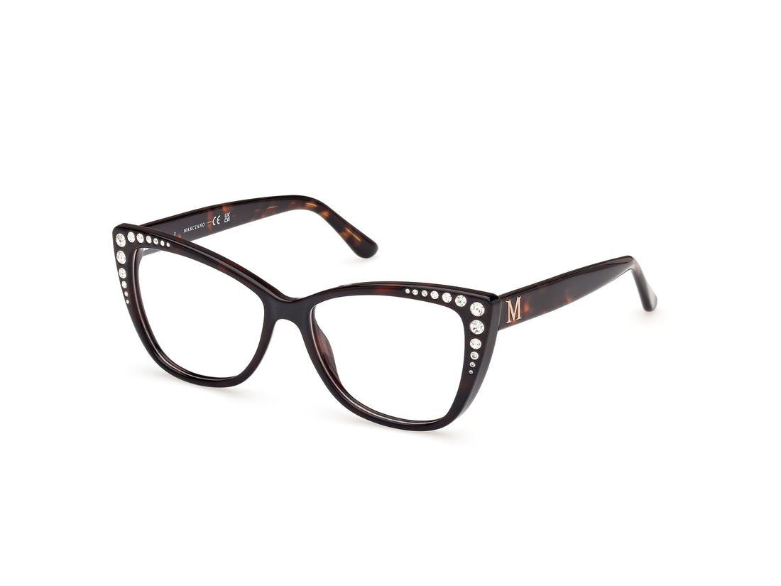 Gafas graduadas guess by marciano gm50000 052 havana butterfly femenino talla 54mm - Vista principal