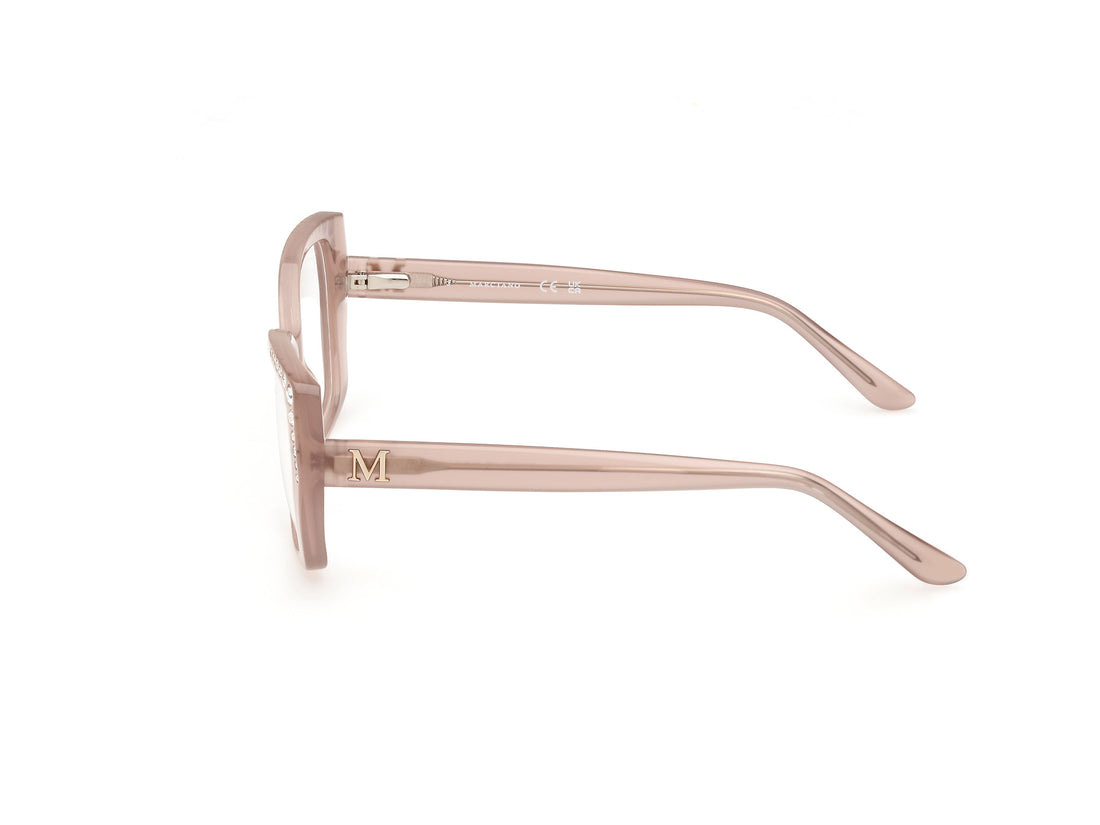 Gafas graduadas guess by marciano gm50001 059 beige geometric femenino talla 56mm - Vista de detalle