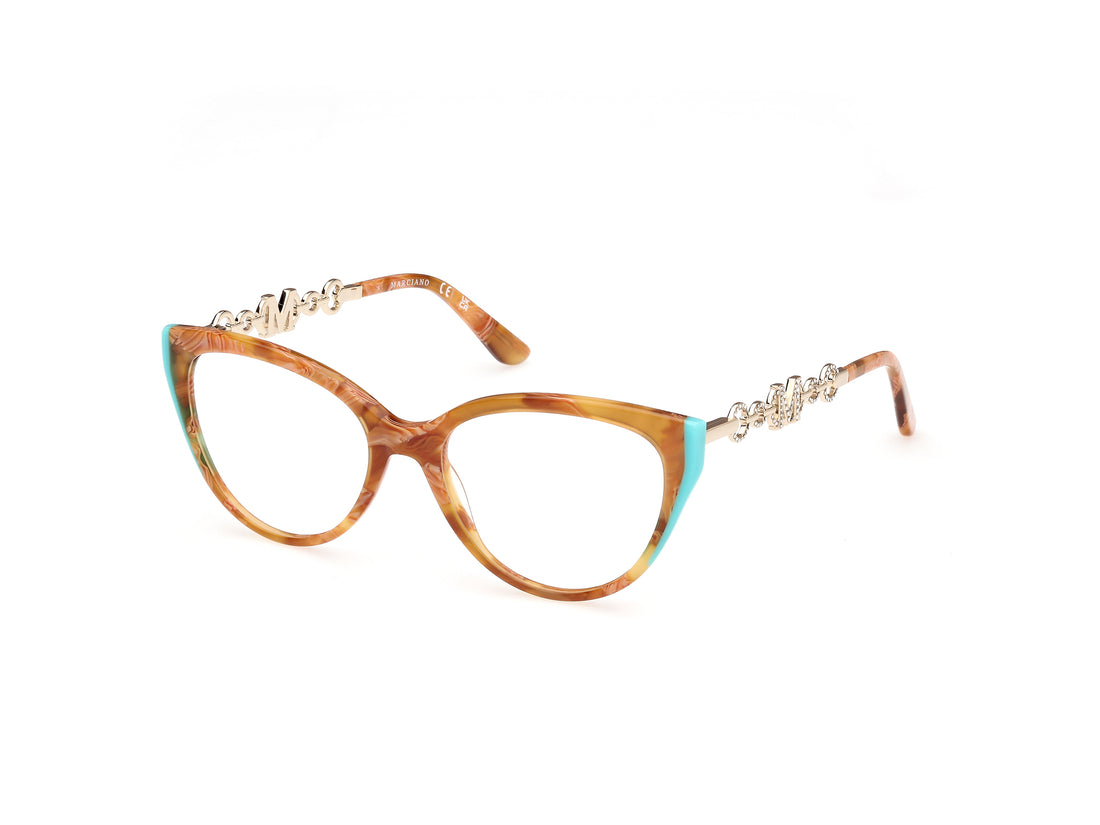 Gafas graduadas guess by marciano gm50006 056 havana cat eye femenino talla 54mm - Vista principal