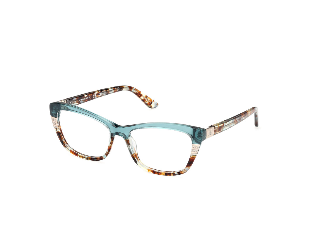 Gafas graduadas guess by marciano gm50010 087 azul rectangular femenino talla 53mm - Vista principal