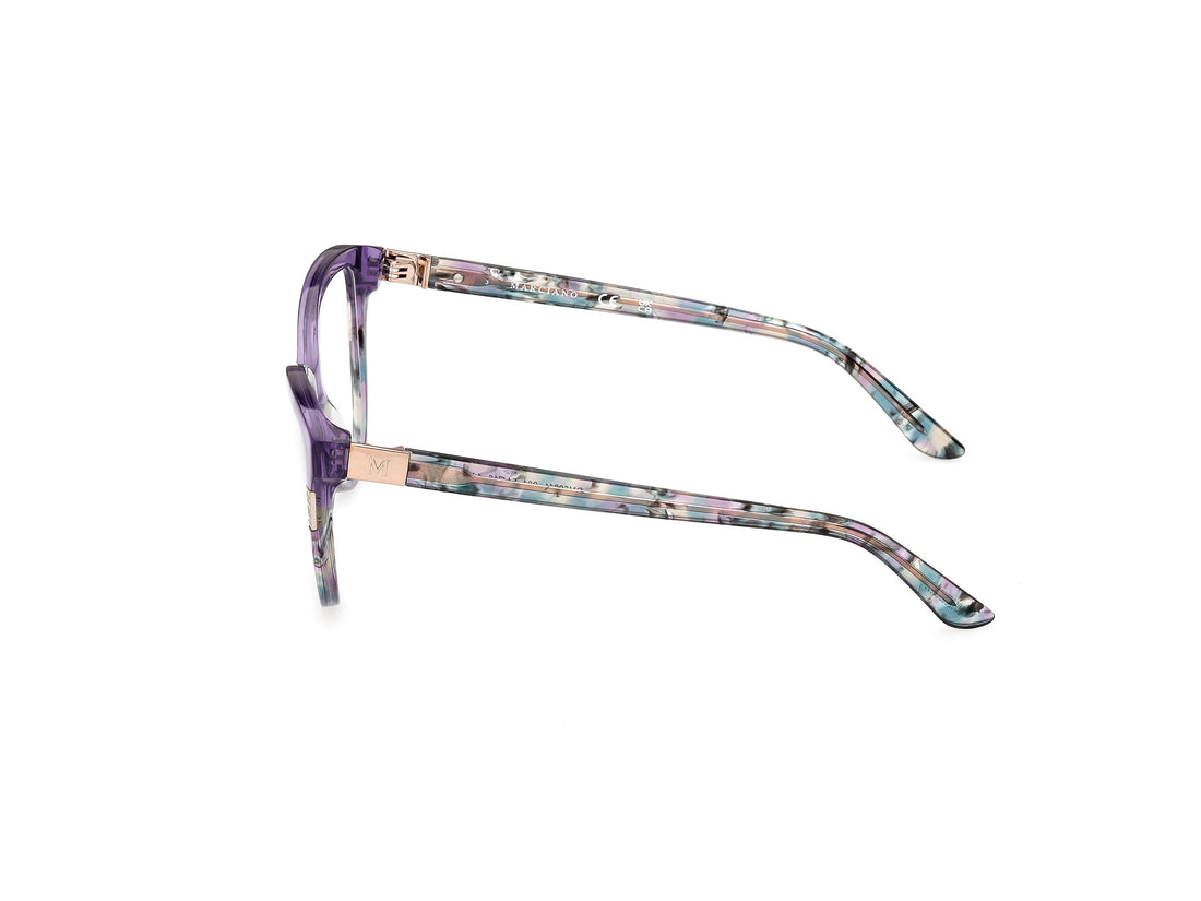 Gafas graduadas guess by marciano gm50011 081 morado cat eye femenino talla 54mm - Vista de detalle