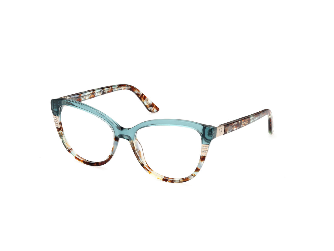 Gafas graduadas guess by marciano gm50011 087 azul cat eye femenino talla 54mm - Vista principal