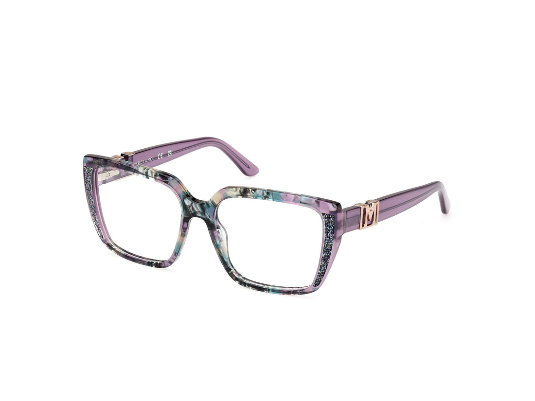 Gafas graduadas guess by marciano gm50013 083 morado square femenino talla 55mm - Vista principal