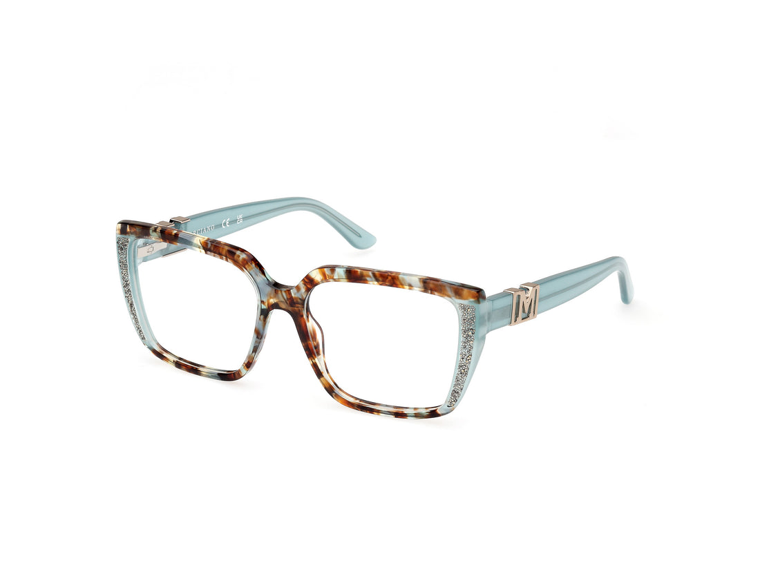 Gafas graduadas guess by marciano gm50013 089 azul square femenino talla 55mm - Vista principal
