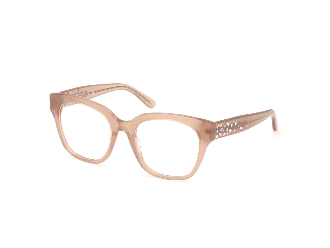 Occhiali da vista guess by marciano gm50017 059 beige square femenino taglia 52mm - Vista principale