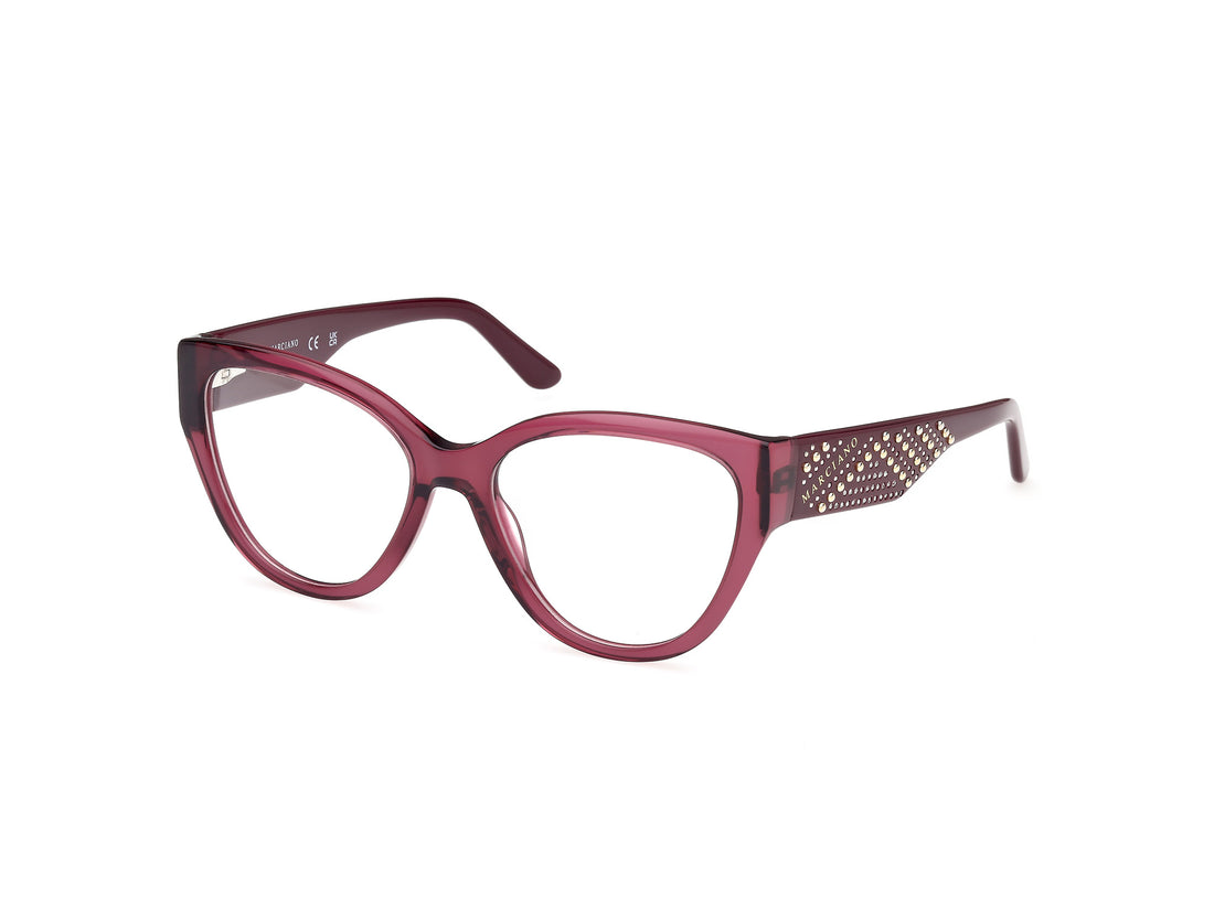 Gafas graduadas guess by marciano gm50018 071 burdeos cat eye femenino talla 54mm - Vista principal
