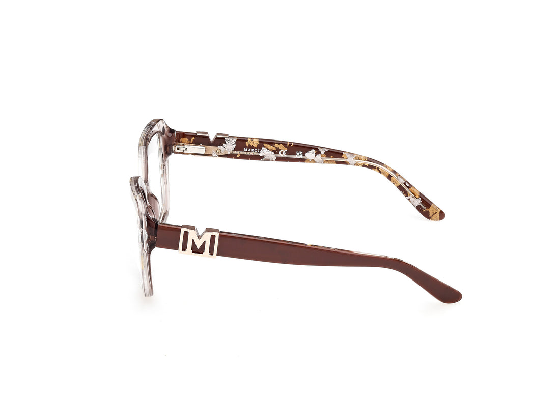 Gafas graduadas guess by marciano gm50027 050 marron rectangular femenino talla 53mm - Vista de detalle