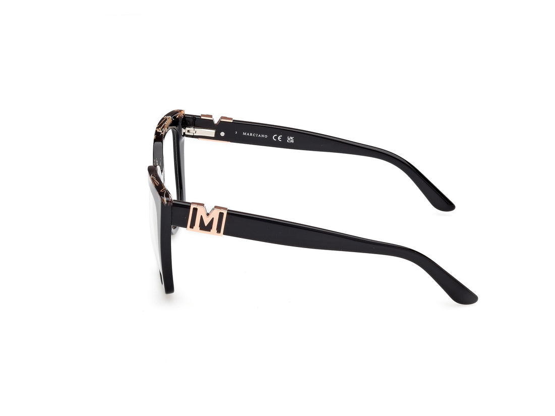 Occhiali da vista guess by marciano gm50032 005 negro square femenino taglia 54mm - Vista dettagliata