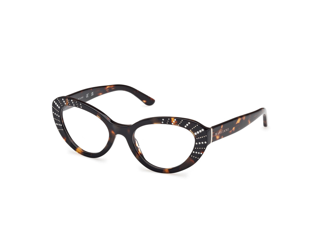 Occhiali da vista guess by marciano gm50035 052 havana oval femenino taglia 53mm - Vista principale