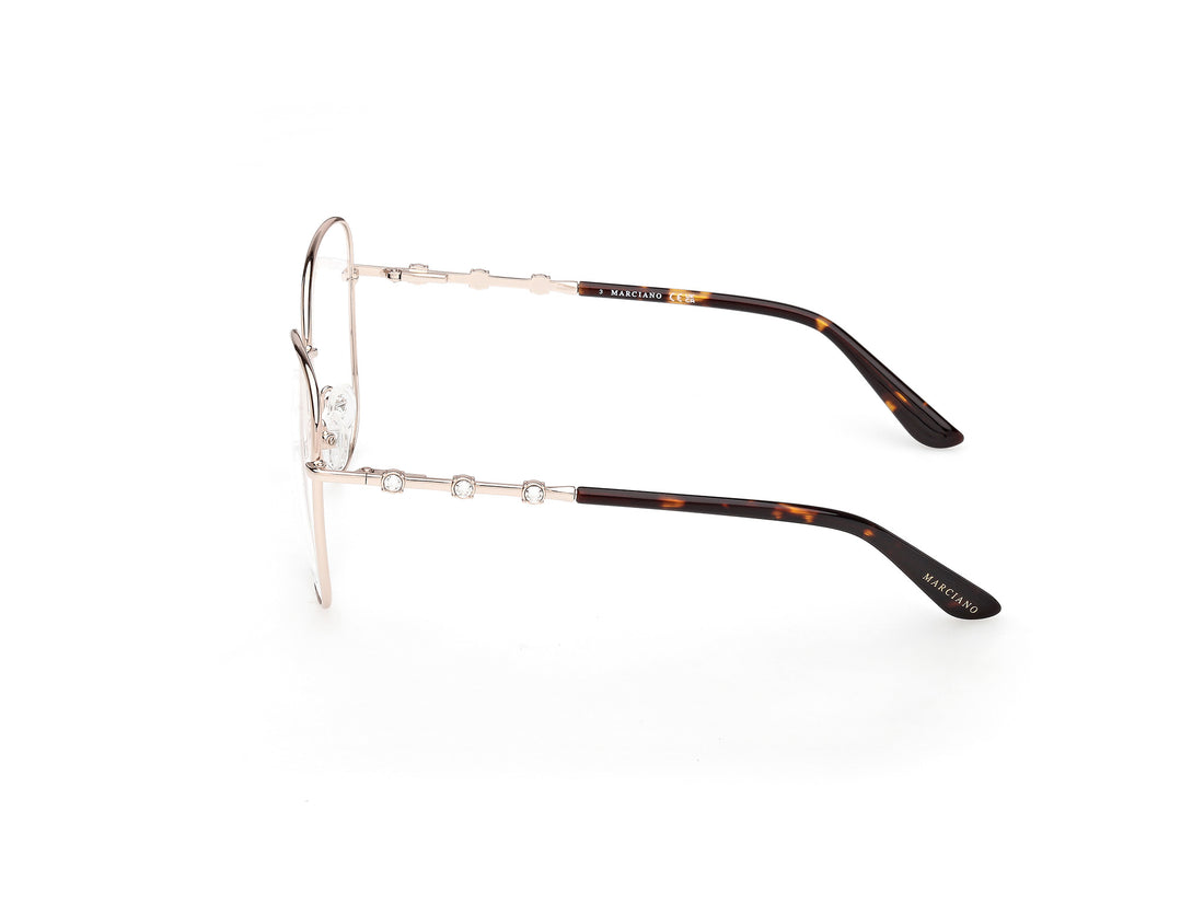 Brillen guess by marciano gm50044 032 dorado butterfly femenino größe 58mm - Detailansicht