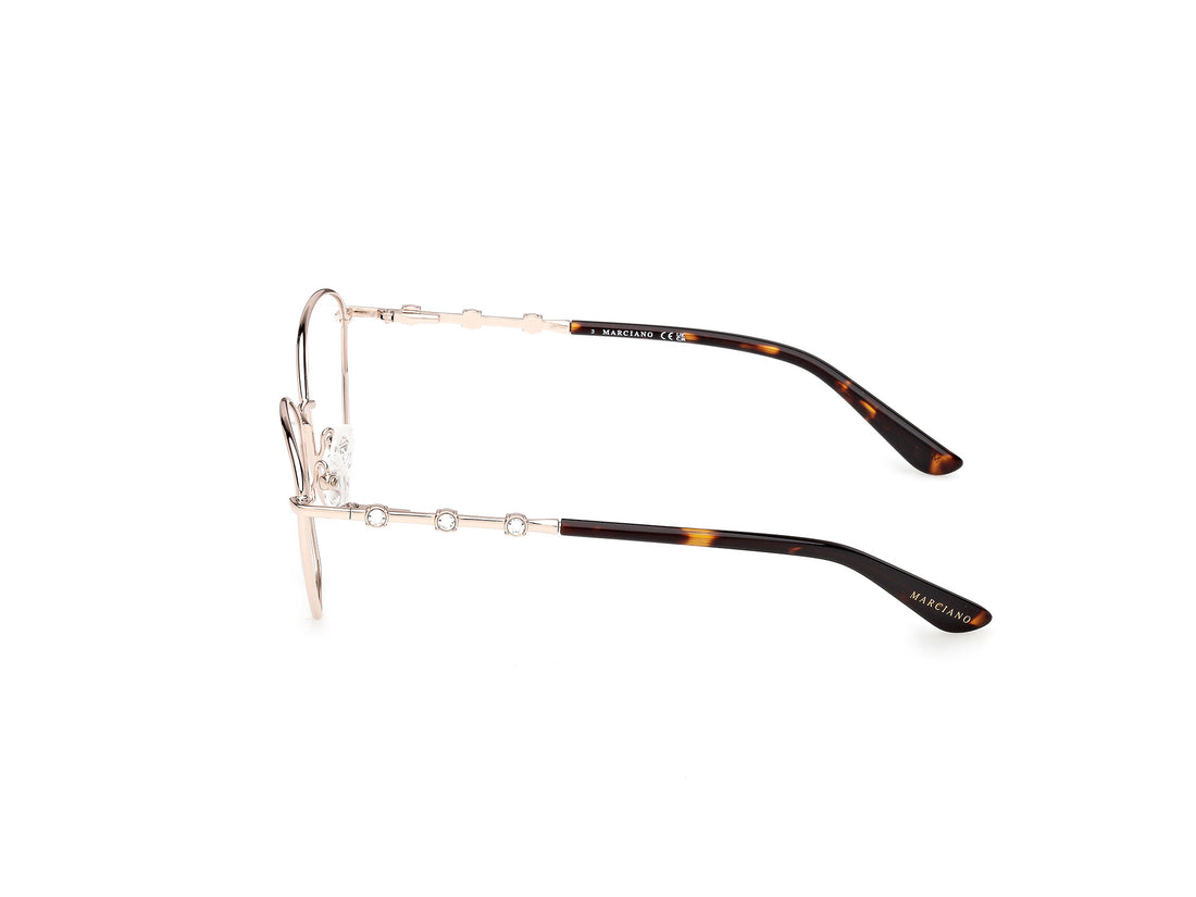 Brillen guess by marciano gm50045 032 dorado cat eye femenino größe 56mm - Detailansicht