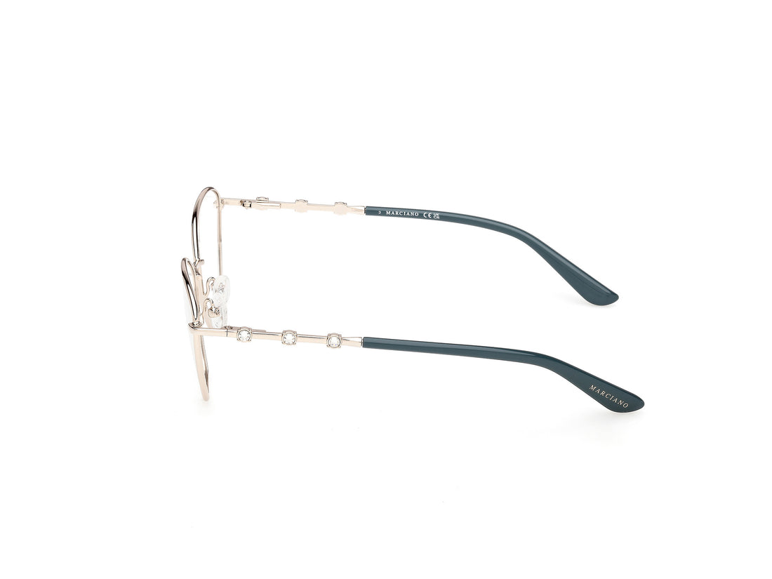 Brillen guess by marciano gm50045 033 dorado cat eye femenino größe 56mm - Detailansicht