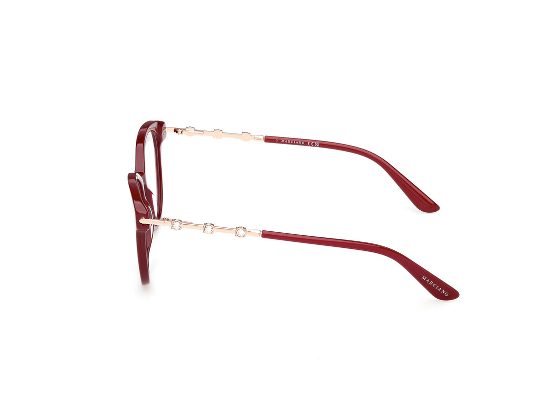 Brillen guess by marciano gm50046 071 burdeos round femenino größe 54mm - Detailansicht