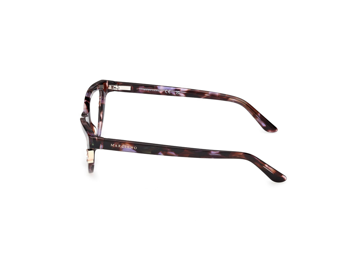 Brillen guess by marciano gm50047 083 violeta cat eye femenino größe 54mm - Detailansicht