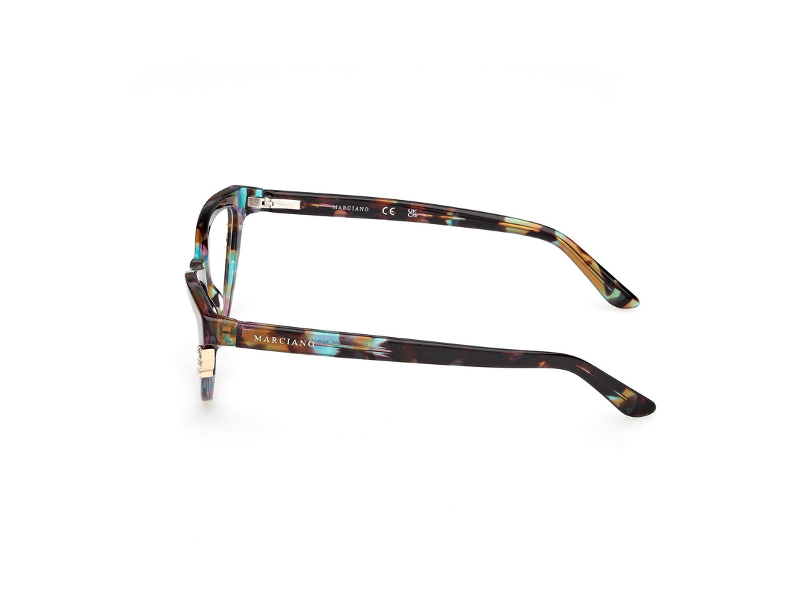 Brillen guess by marciano gm50047 098 verde cat eye femenino größe 54mm - Detailansicht