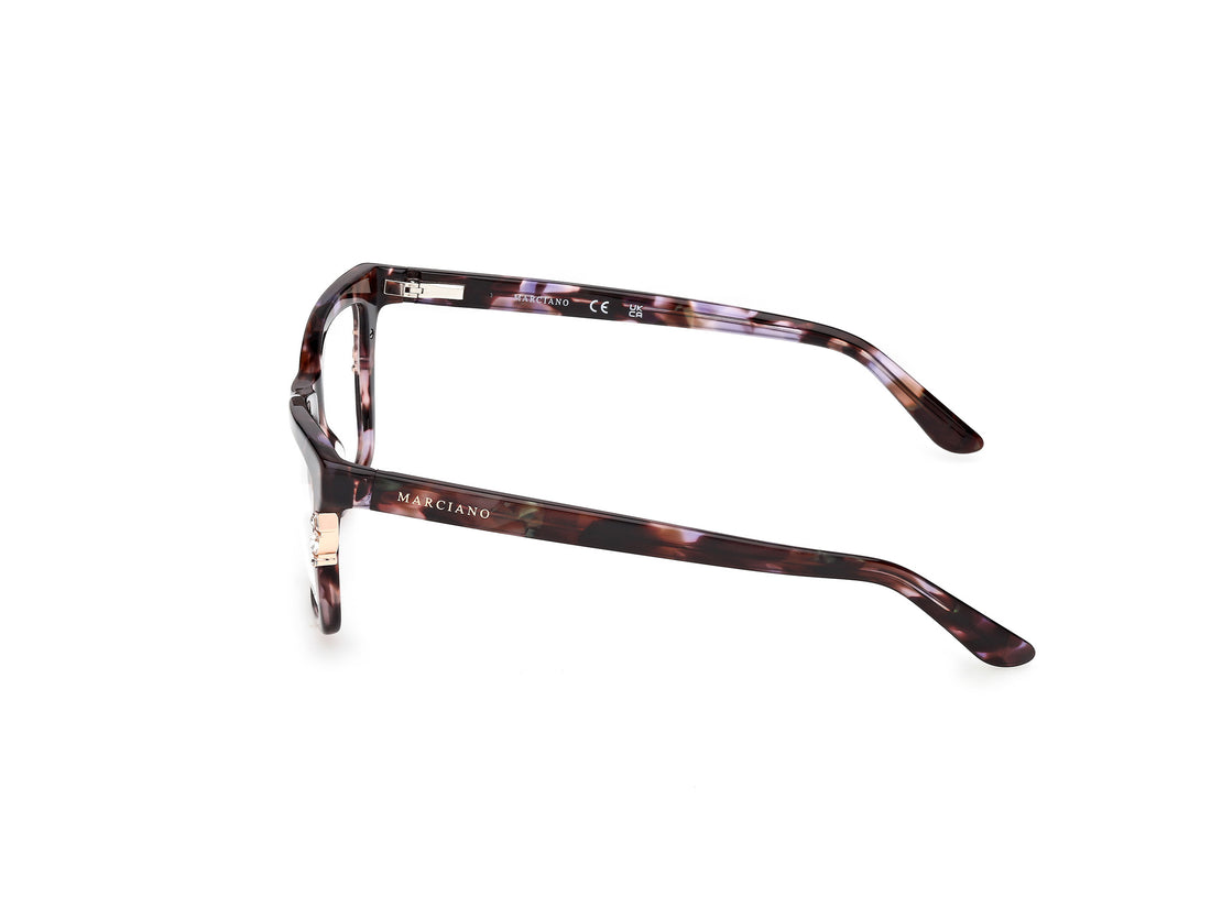 Brillen guess by marciano gm50048 083 violeta rectangular femenino größe 54mm - Detailansicht