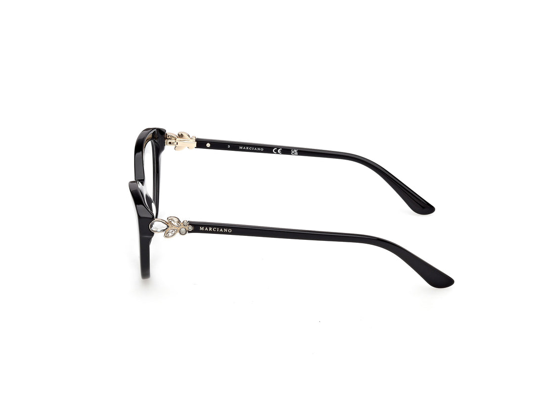 Brillen guess by marciano gm50049 001 negro cat eye femenino größe 52mm - Detailansicht