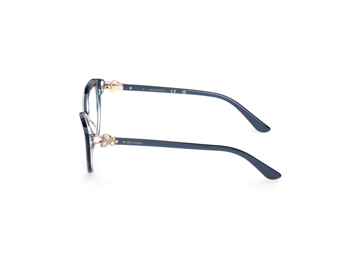 Brillen guess by marciano gm50049 092 azul cat eye femenino größe 52mm - Detailansicht