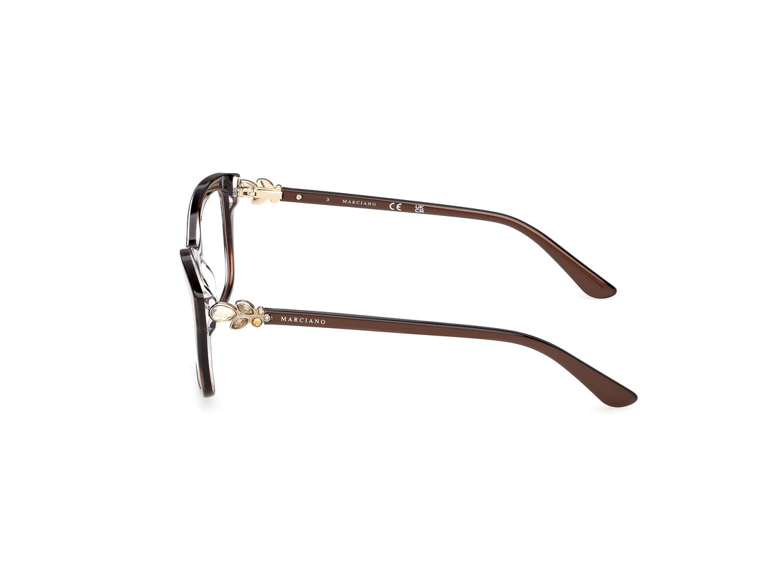 Brillen guess by marciano gm50050 050 marron rectangular femenino größe 54mm - Detailansicht