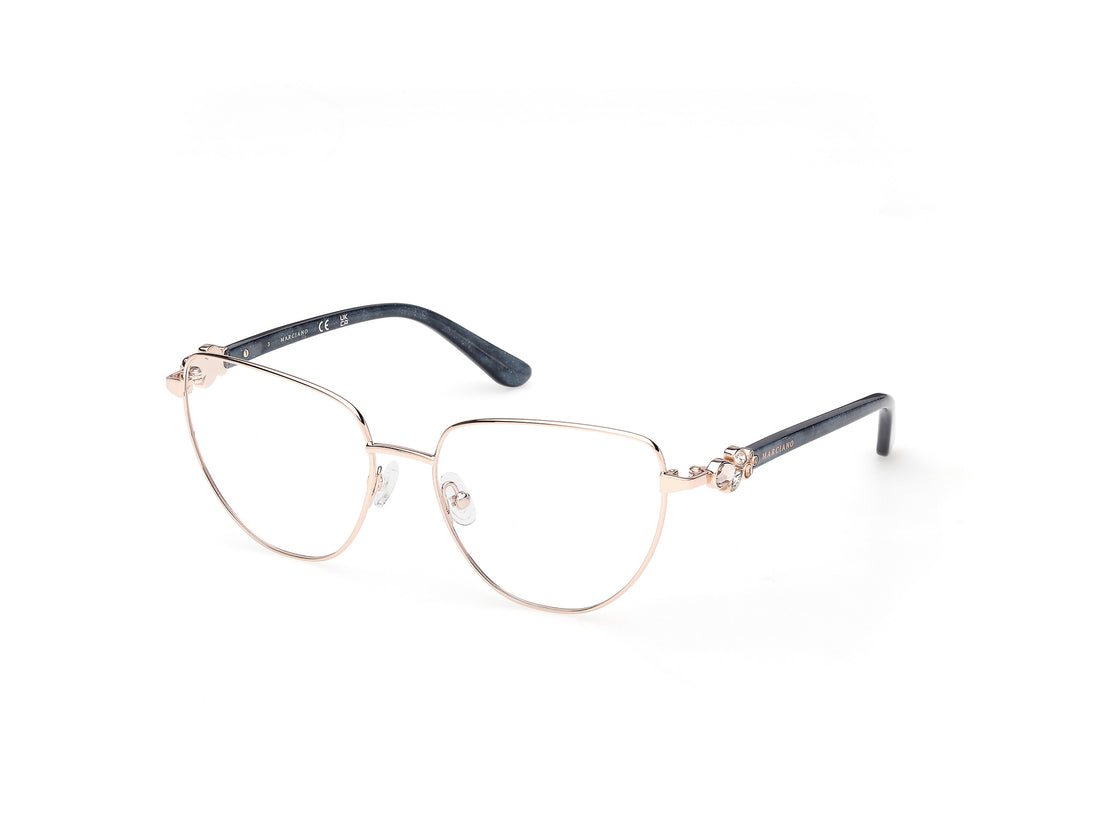 Brillen guess by marciano gm50051 028 dorado cat eye femenino größe 55mm - Hauptansicht