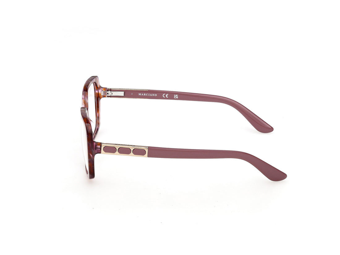 Brillen guess by marciano gm50054 083 violeta square femenino größe 53mm - Detailansicht