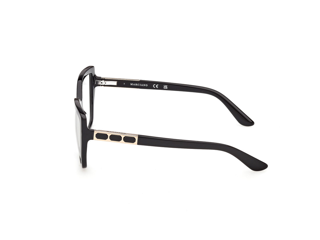 Brillen guess by marciano gm50055 001 negro square femenino größe 55mm - Detailansicht