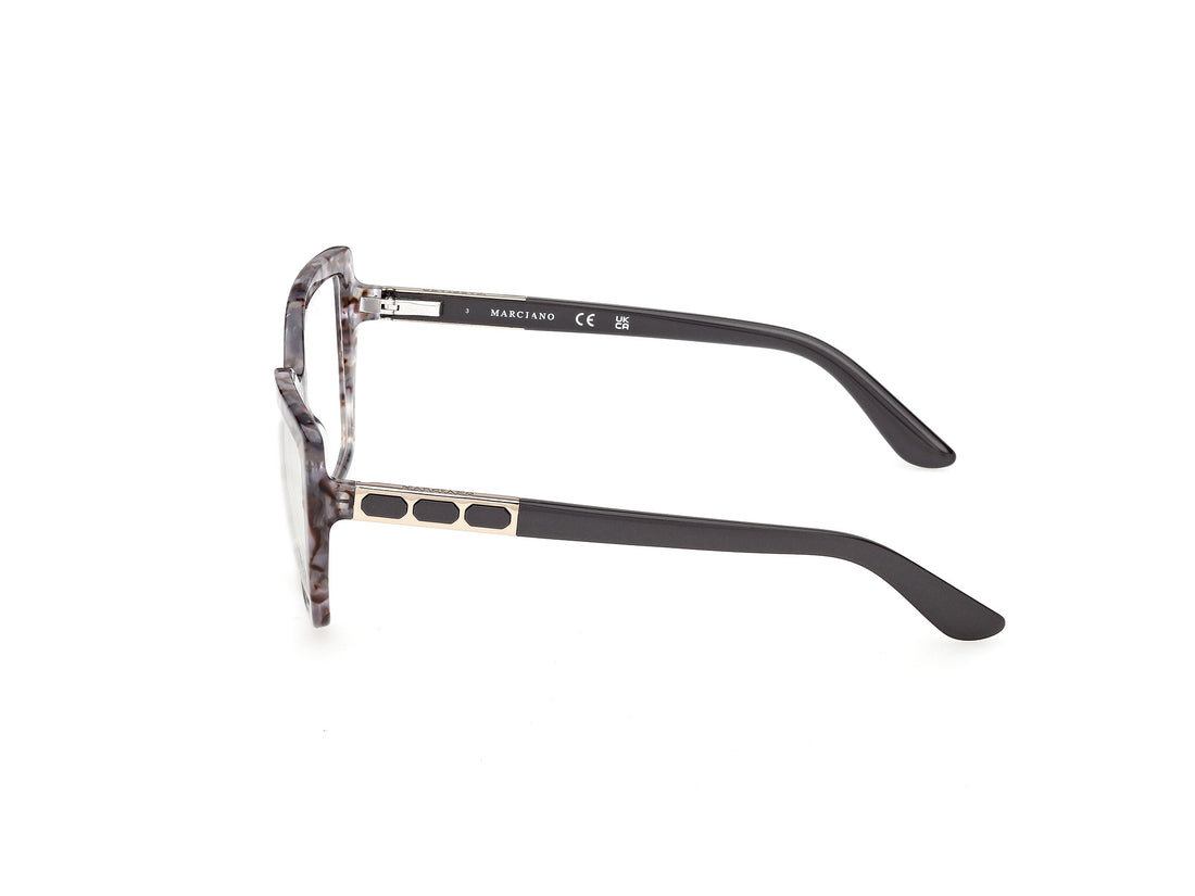 Brillen guess by marciano gm50055 020 gris square femenino größe 55mm - Detailansicht