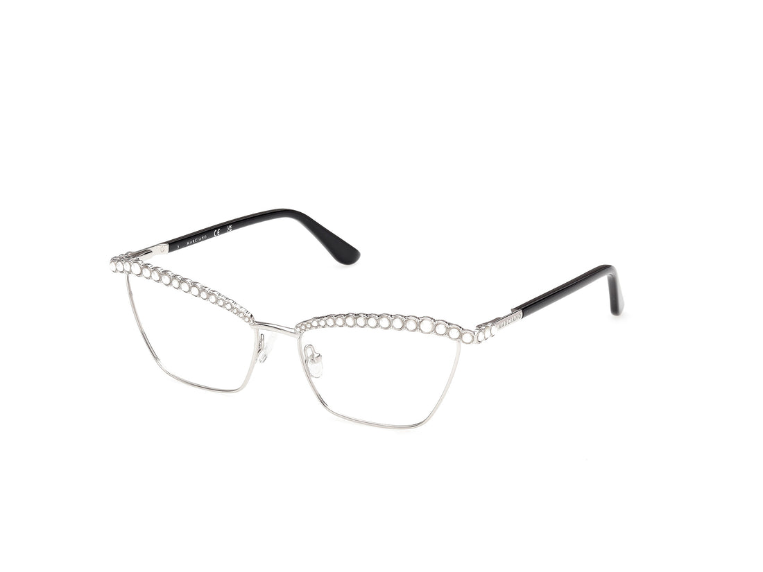 Lunettes de vue guess by marciano gm50057 010 plateado cat eye femenino taille 55mm - Vue principale
