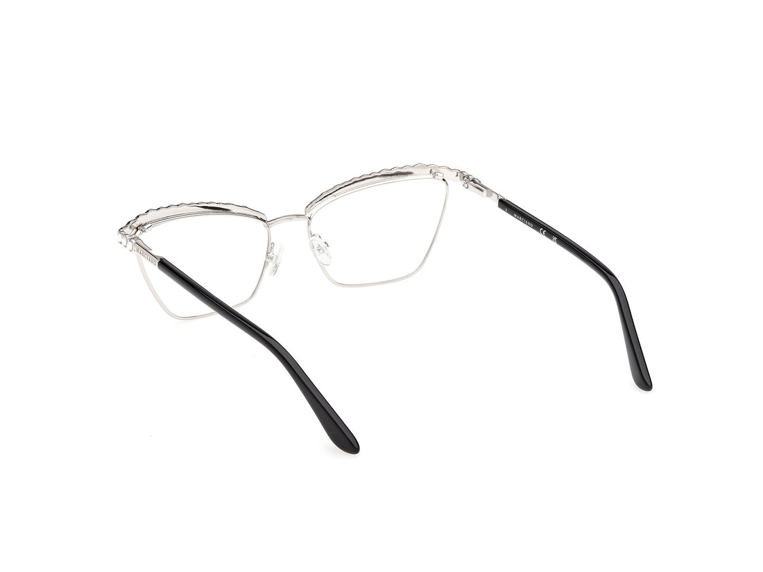 Lunettes de vue guess by marciano gm50057 010 plateado cat eye femenino taille 55mm - Vue détaillée