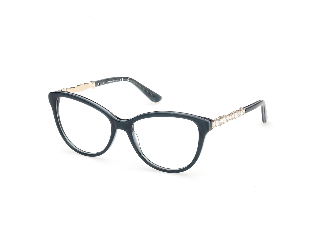 Brillen guess by marciano gm50060 089 azul cat eye femenino größe 54mm - Hauptansicht