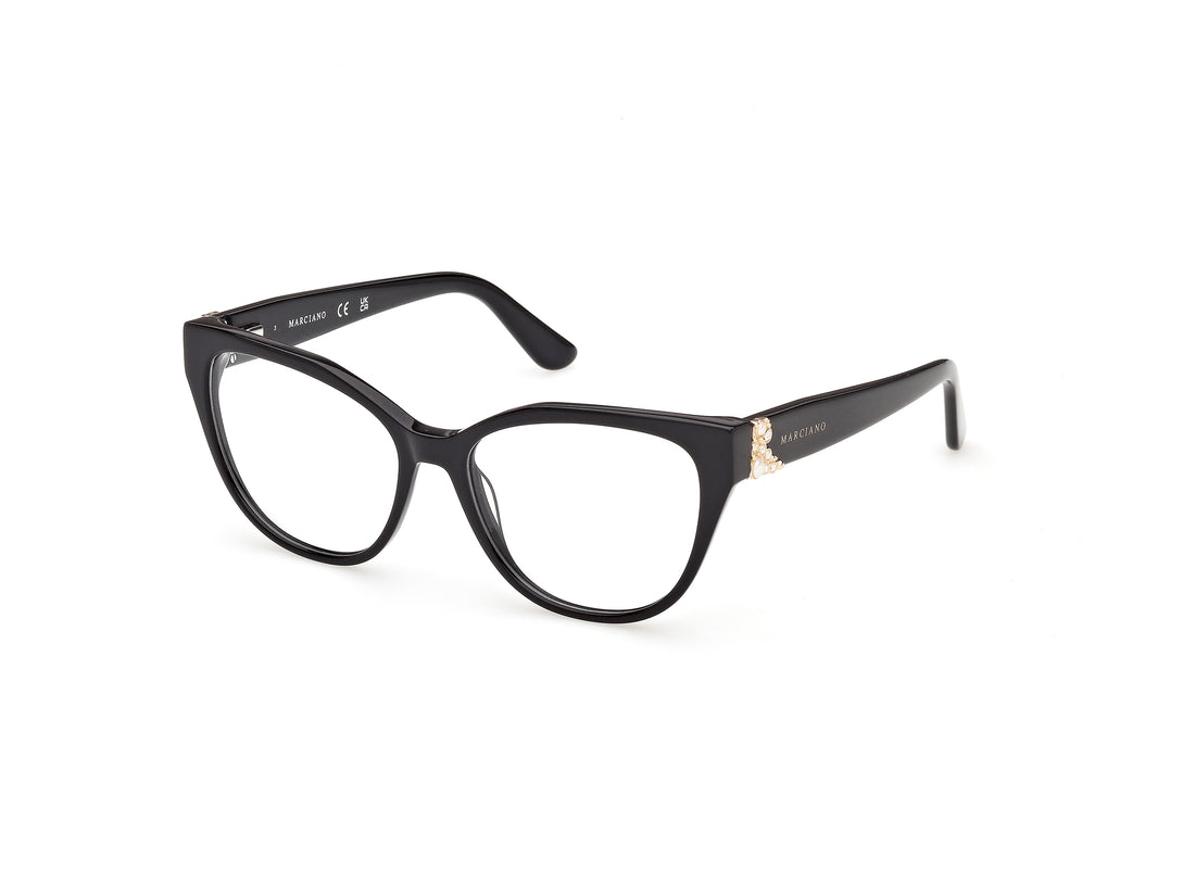 Brillen guess by marciano gm50061 001 negro cat eye femenino größe 53mm - Hauptansicht