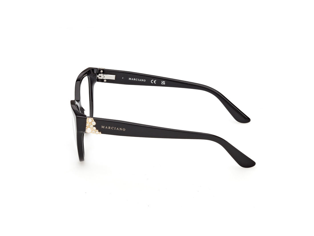 Brillen guess by marciano gm50061 001 negro cat eye femenino größe 53mm - Detailansicht