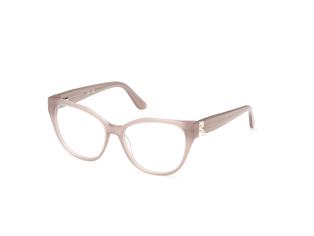Brillen guess by marciano gm50061 059 beige cat eye femenino größe 53mm - Hauptansicht
