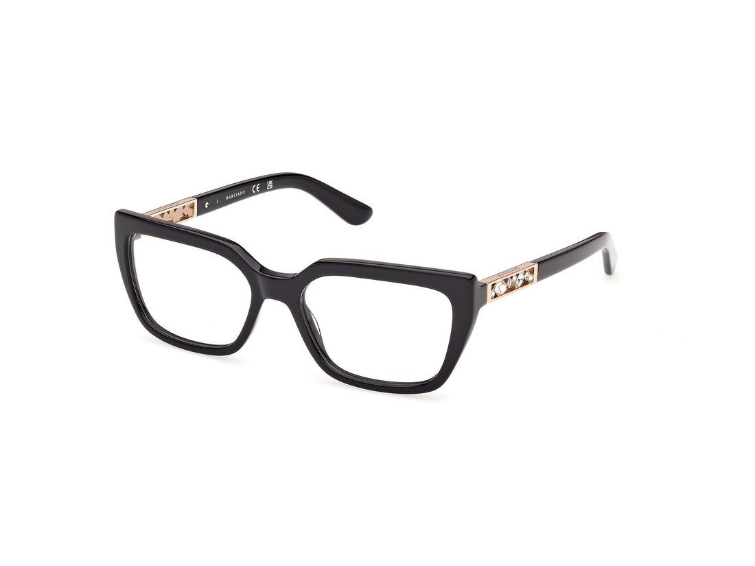 Lunettes de vue guess by marciano gm50064 001 negro square femenino taille 54mm - Vue principale