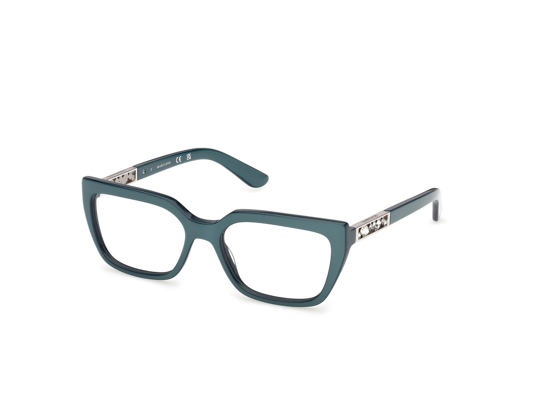 Lunettes de vue guess by marciano gm50064 087 azul square femenino taille 54mm - Vue principale