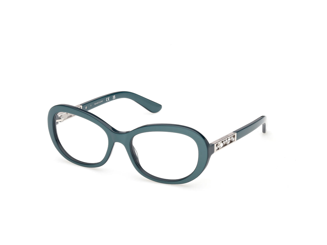 Brillen guess by marciano gm50065 087 azul oval femenino größe 55mm - Hauptansicht