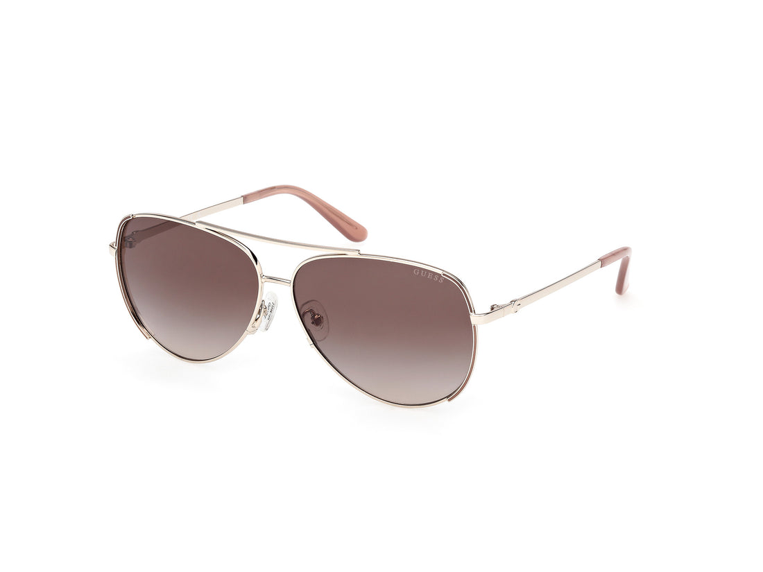 Sunglasses guess gu00193 32f dorado pilot femenino size 62mm - Main view